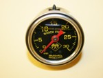 0 To 30 Pound Liquid Filled Boost Gauge