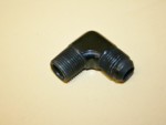 Used -10 To 1/2" NPT 90 Degree An Flare To Pipe Adpt. Black