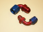 Female Alum. To Male 90 Degree Tube Swivel Coupling