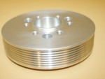 Six Rib Serpentine Acc. Pulley SBC 6.00" #4228