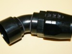30 Degree Fitting Swivel Alum. Black Quick Disconnect Clamshell