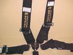 Taylor Seat Belt Harness Camloc Nomex Black