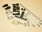 Tunnel Ram Dual Carb Linkage Kit 4150 Side Saddle BBC/SBC