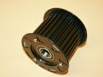 Idler Pulley 11MM Toothed 3.4" Wide 3 Piece 3.40" Dia. Alum. 84mm