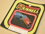 SOLD Used -4 45 Degree Fitting Non Swivel Alum. Russell #1008/610080