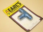 Used -10 Flare Tee/Male Branch 1/2" NPT Earl's #982510