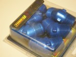 Used -16 To 1" NPT 45 Degree An Flare To Pipe Adpt. Blue
