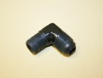 Used -8 To 3/8" NPT 90 Degree An Flare To Pipe Adpt.