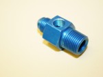 Used -6 To 1/4" NPT Fuel/Oil Pressure Gauge Fitting AN To 1/8" NPT Port