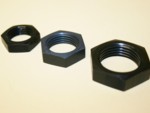 Bulkhead Nut Black Alum.