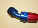 SOLD Used -8 45 Degree AN Fitting Double Swivel Alum. Russell #613100