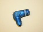 Used -4 To 1/4" NPT Pipe Alum. Fitting 90 Degree