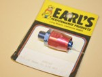 Used -6 To 1/8" NPT Pipe AN Hose End Alum. Fitting Earl's #320162