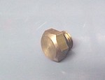 AN Hex Plug Brass W/O-Ring (340-0006)