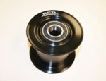 Idler Pulley Flat 3.0" Wide 1 Piece 3.25" Dia. Alum 75mm.