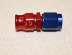 Hose End Teflon Straight Alum.