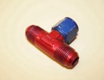 Used -10 Tee Male Flare To Female Swivel On Side Alum. (7003-0027G)