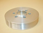 Six Rib Serpentine Acc. Pulley Crank Hub 6.00" #4227