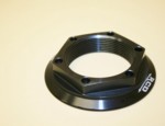 Threaded Crank Hub Retaining Nut w/Alum. Flange Steel