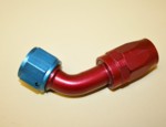 Used -12 45 Degree AN Fitting Double Swivel Alum. Aeroquip