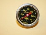 0 To 60 Pound Liquid Filled Boost Gauge