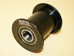 Idler Pulley Smooth 3.10" Wide 1 Piece Alum. 2.45" dia