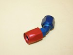 Used -8 45 Degree AN Fitting Non-Swivel Alum.