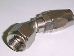 45 Degree Fitting Double Swivel Alum. Super Nickel (A3MZ91G)