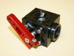 Waterman -10 Three Way Lil Bertha Fuel Shut Off Bolt On Low Profile