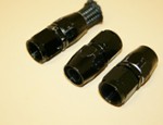 Used -10 Straight AN Fitting Non Swivel Alum. Black