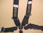 Taylor Seat Belt Harness Camloc Nomex Black