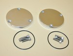 TBS Rear Bearing Caps Polished #1161
