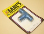 Used -10 Flare Tee/Male Branch 1/2" NPT Earl's #982510 (7003-0084L)