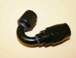 150 Degree Fitting Double Swivel Alum. Black