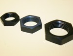 Bulkhead Nut Black Alum.