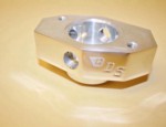 Remote Polished Billet Alum. Thermostat Housing (1100-0066)