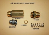 -6 & -8 CHECK VALVE BREAK DOWN