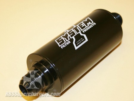 Fuel Filter Pro Street Billet Inline 2.00" x 4.50" (2600-0080)