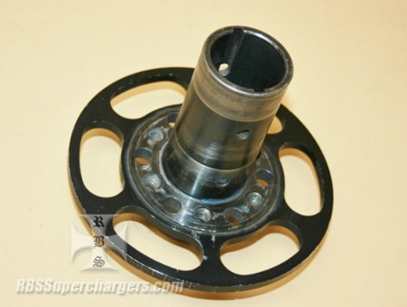 COMING SOON Used BBC Bearing Support Crank Hub W/Degree Ring (7004-0010)