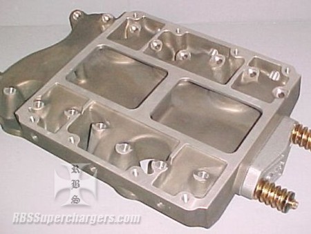 392/417 Blower Manifold Satin Assm. Cragar (MAGNESUIM) (1100-0075M)