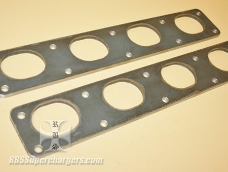 BAE Fathead/AJPE Musclehead Hemi Head Steel Header Flanges (2620-0020B)