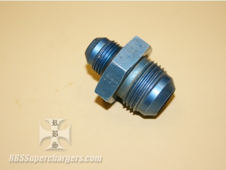 Used -8 Male AN/-12 Male AN Flare Reducer Alum. (7003-0027X)