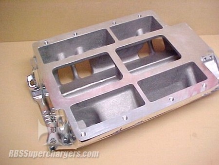 BBC BDS Competition Tall Deck Blower Manifold Polished (1100-0017B)