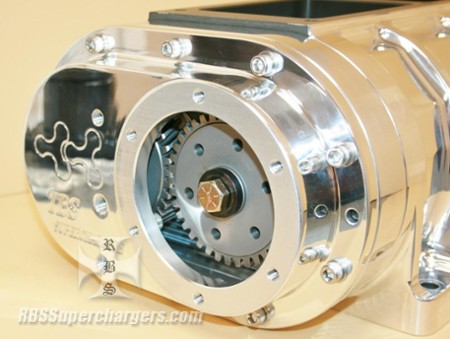 TBS Polished Street Billet Rotor Gas Hi Helix 6-71 (1200-0029F)
