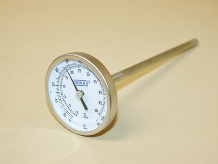 Hydrometer Thermometer Stainless Steel 25F To 125F Degree (2700-0006G)
