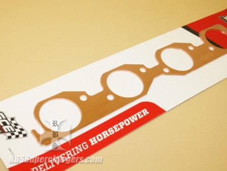 BBC Annealed Copper Exhaust Gasket Set 2.385" Rnd Port #E18187 (2620-0230A)