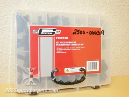 WeatherPack Connector Kit #4001OG Mr. Gasket (2500-0063A)