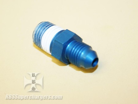 SOLD Used -4 To 1/4" NPT Pipe Alum. Fitting (7003-0073N)