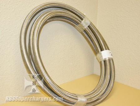 Used -16 Braided Stainless Steel CPE Hose 21ft. (7003-0050A)