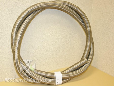 Used -20 Braided Stainless Steel CPE Hose 12ft. (7003-0085N)